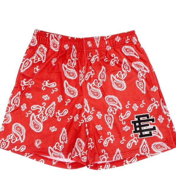 Eric Emanuel Shorts Orange S , M , L - Picture 1 of 3